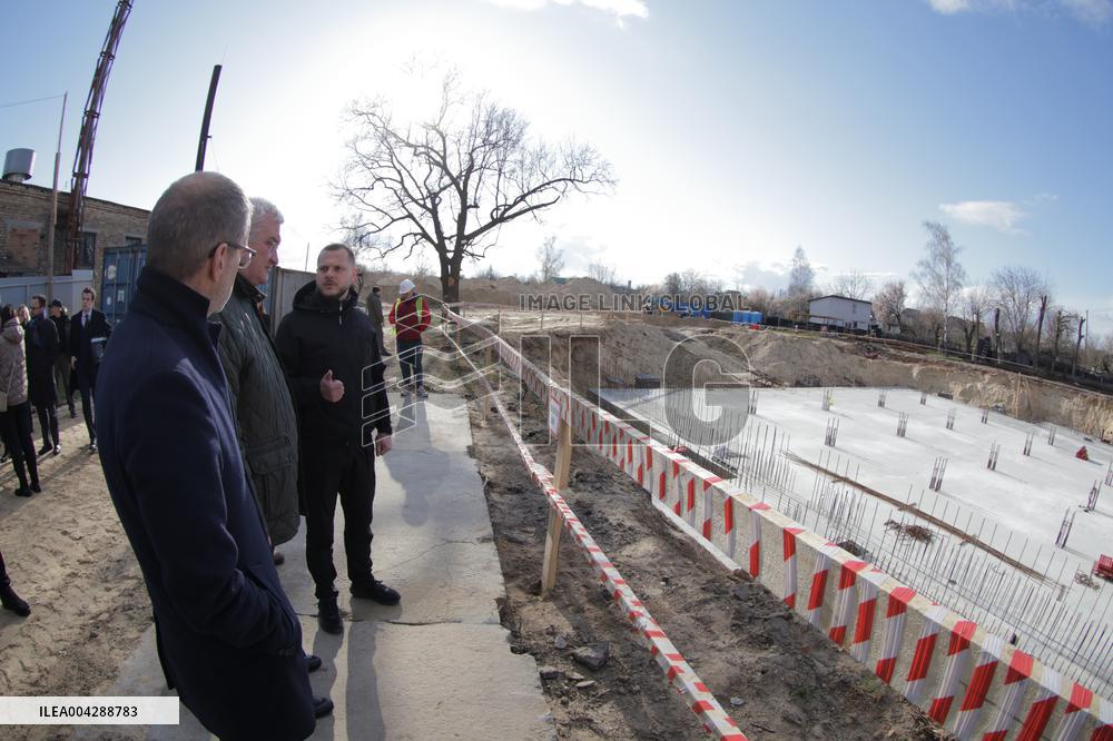 Ukrainian and Belgian FMs visit Baryshivka Lyceum in Kyiv region