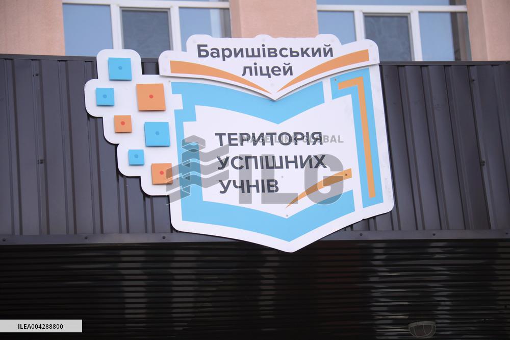 Ukrainian and Belgian FMs visit Baryshivka Lyceum in Kyiv region