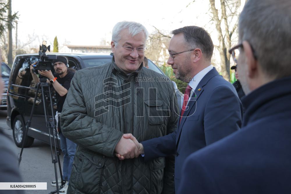 Ukrainian and Belgian FMs visit Baryshivka Lyceum in Kyiv region