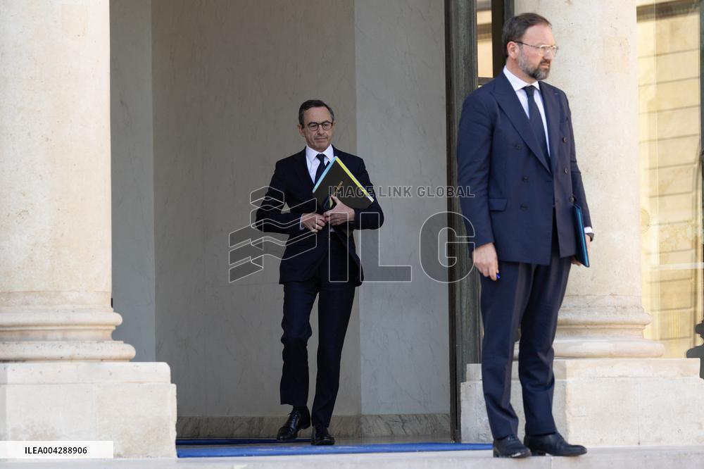 Cabinet meeting at the Elysee Palace - Paris RL
