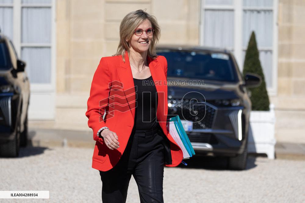 Cabinet meeting at the Elysee Palace - Paris RL