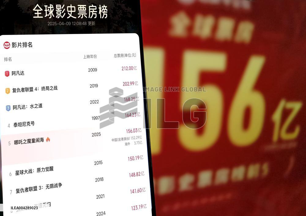 Illustration Film Ne Zha 2 Box Office