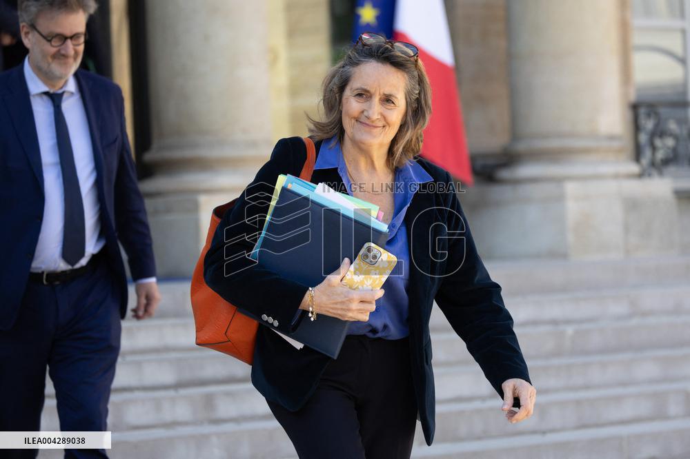 Cabinet meeting at the Elysee Palace - Paris RL