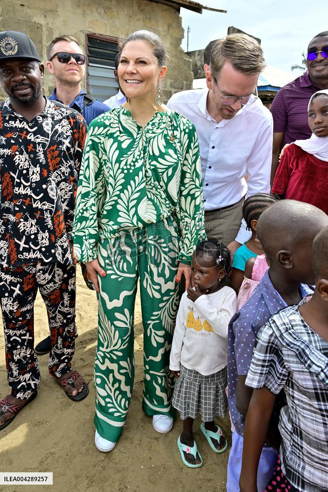 CROWN PRINCESS VICTORIA IN NIGERIA