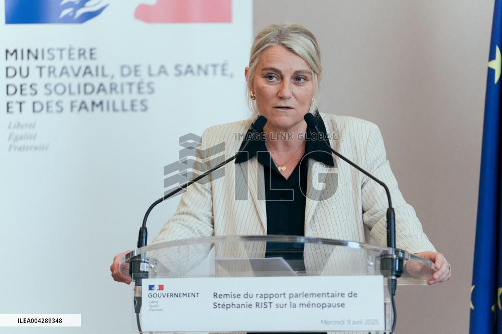 Menopause Report Submitted to Government - Paris AJ