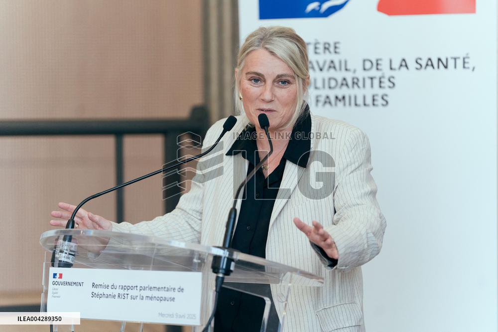 Menopause Report Submitted to Government - Paris AJ