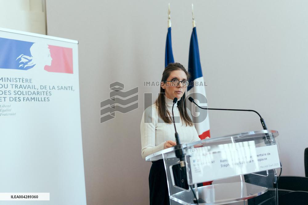 Menopause Report Submitted to Government - Paris AJ