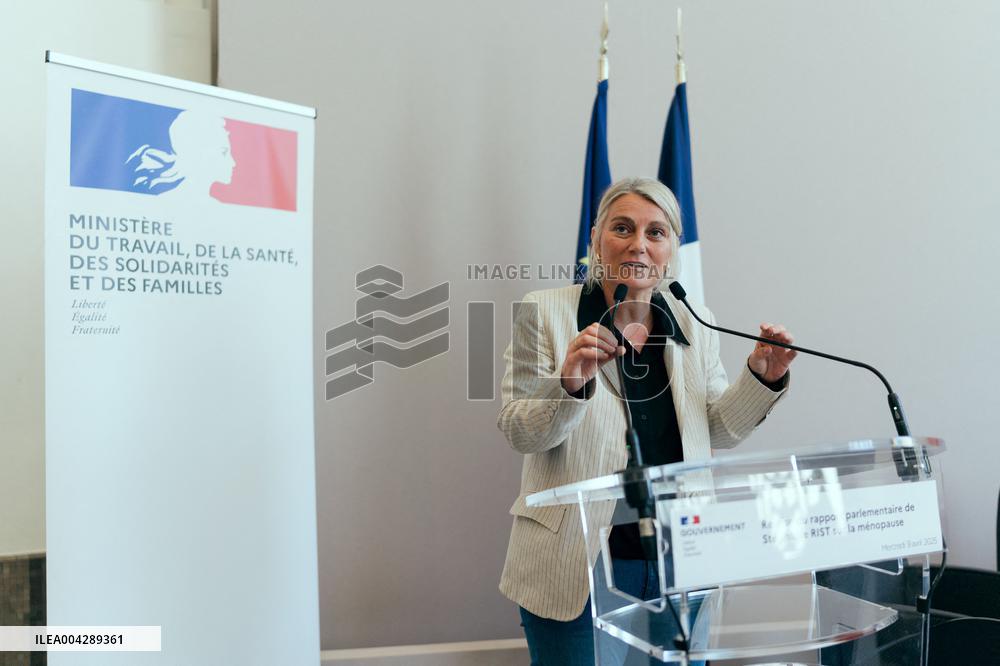 Menopause Report Submitted to Government - Paris AJ