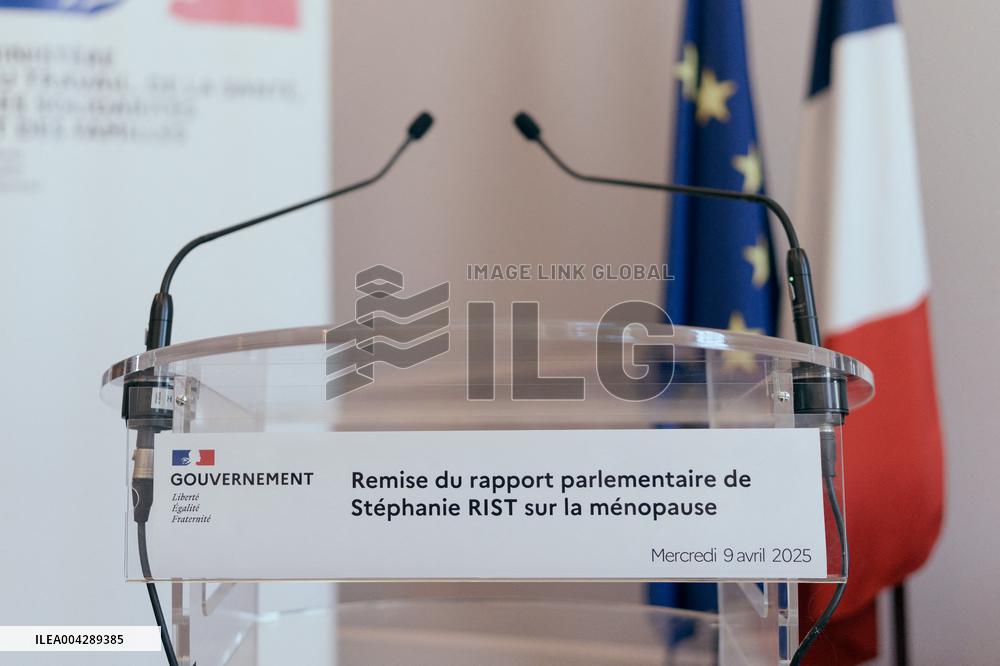 Menopause Report Submitted to Government - Paris AJ