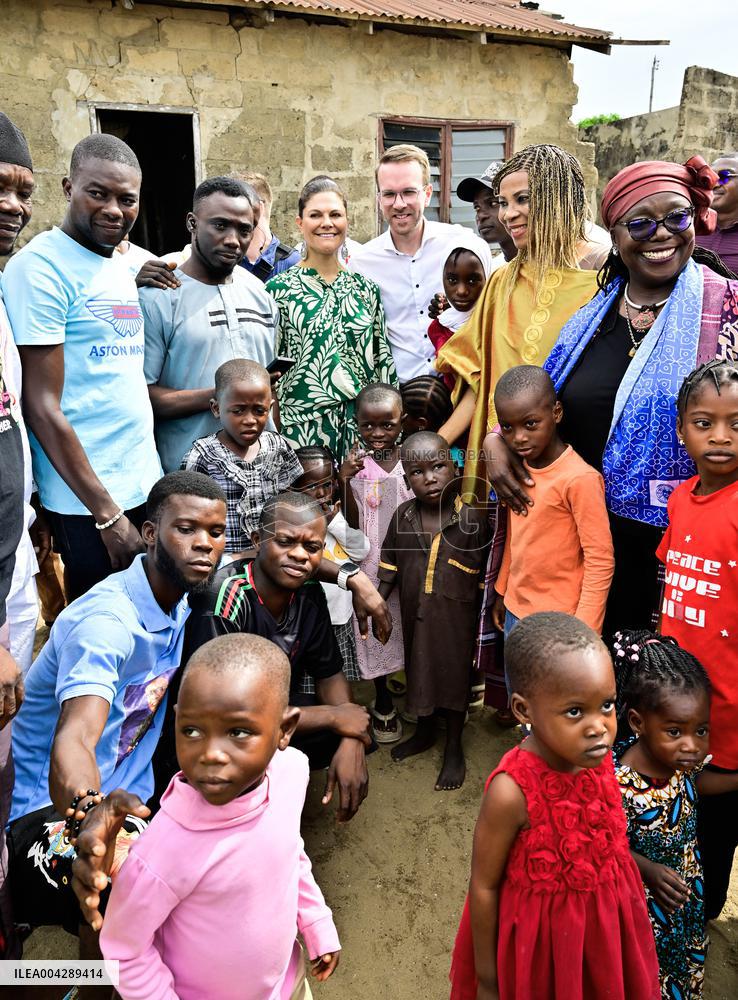 CROWN PRINCESS VICTORIA IN NIGERIA