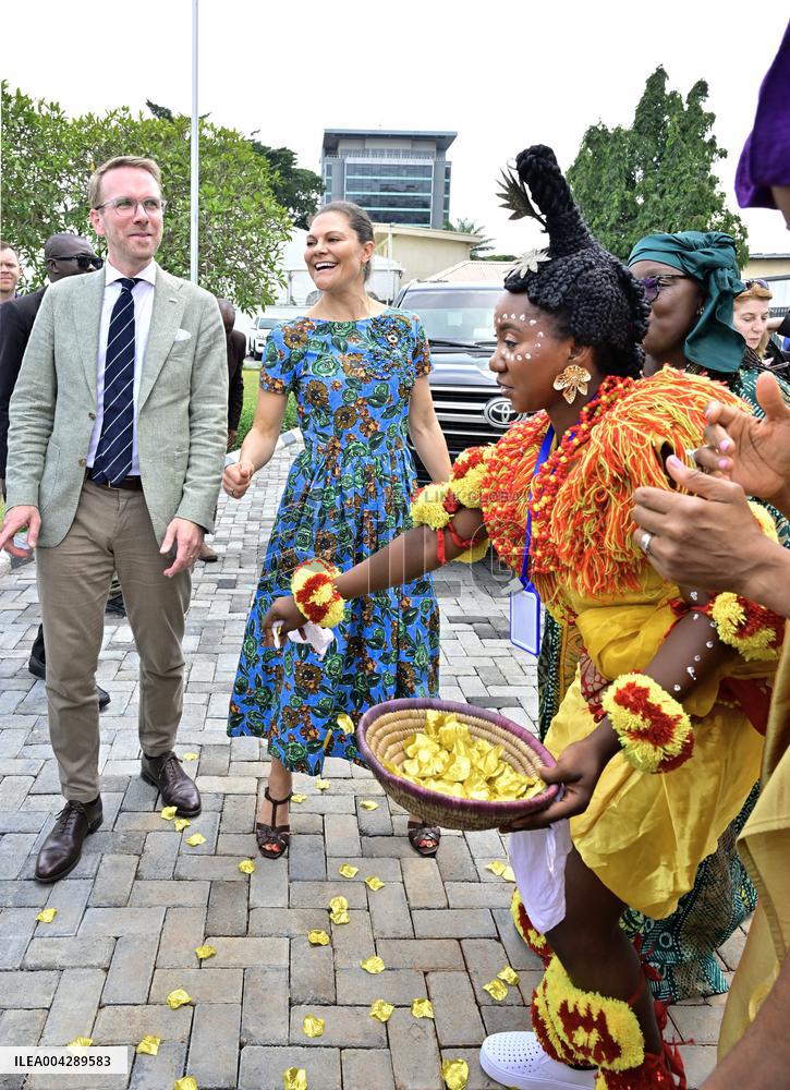 CROWN PRINCESS VICTORIA IN NIGERIA