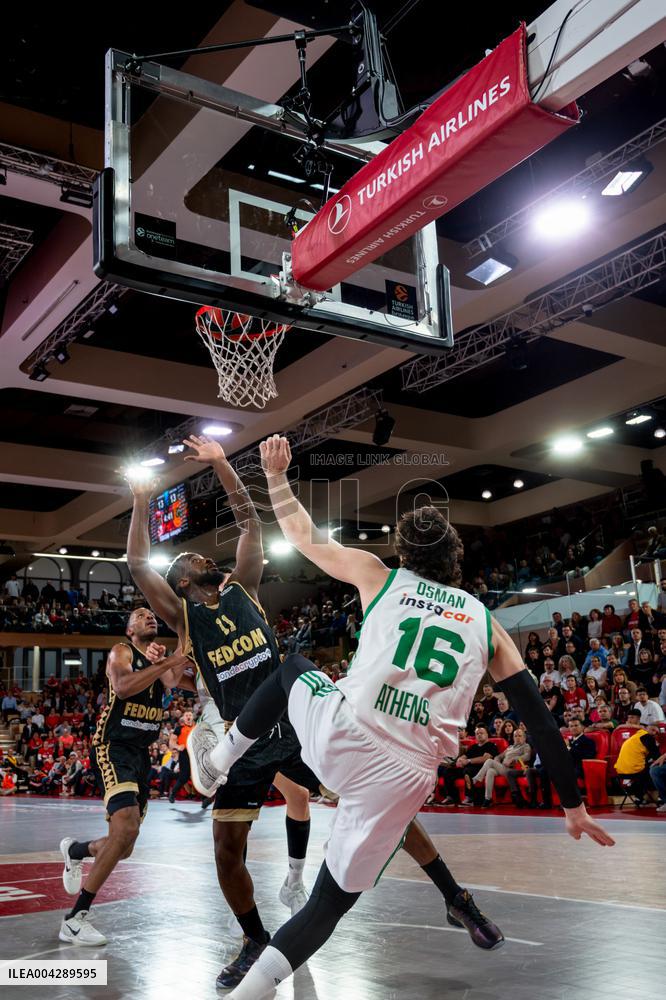 Turkish Airlines Euroleague - Monaco v Panathinaikos