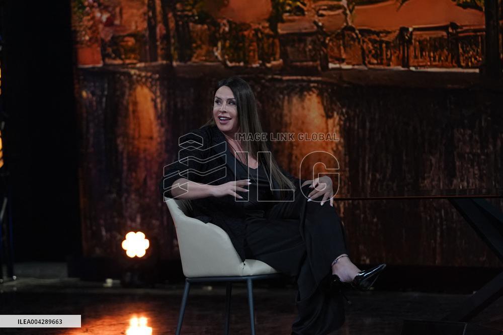 Karla Sofía Gascon Guests on Rai 2 Paradise - Naples