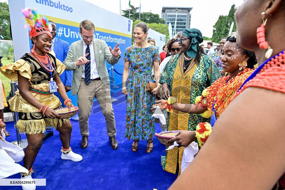 CROWN PRINCESS VICTORIA IN NIGERIA