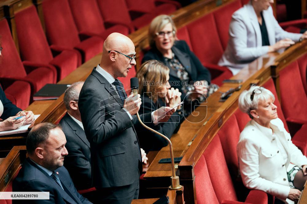 Questions To The Government at National Assembly - Paris AJ
