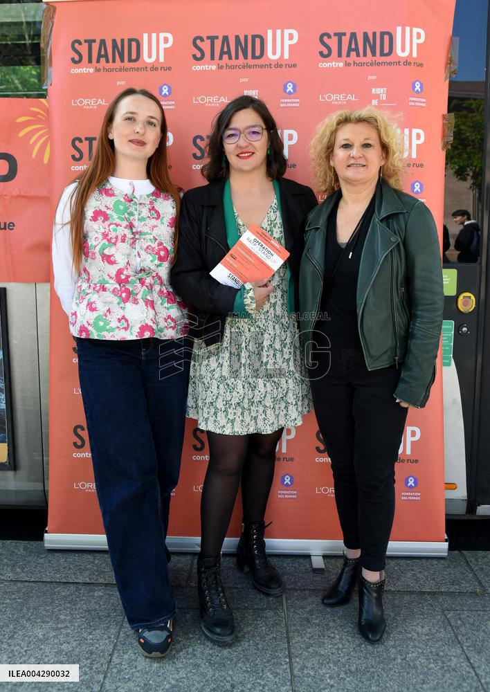 Stand Up against street and transport harassment by L’Oreal and RATP