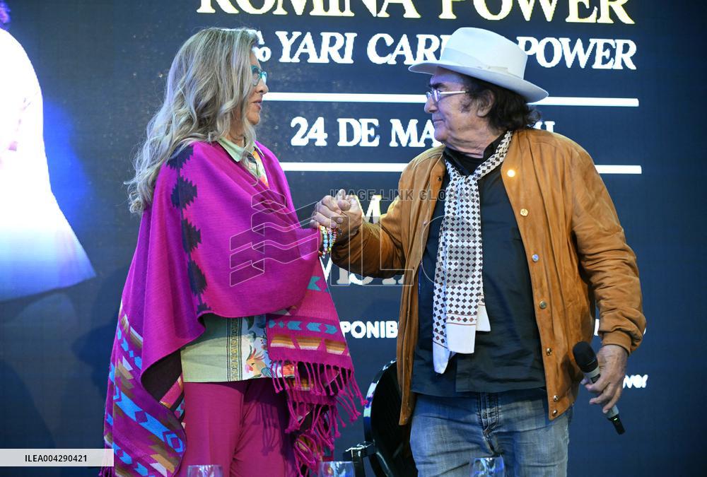 Al Bano and Romina Power Present Their Next Tour - Madrid