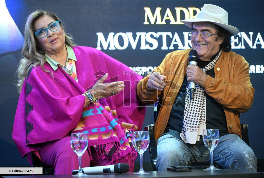 Al Bano and Romina Power Present Their Next Tour - Madrid