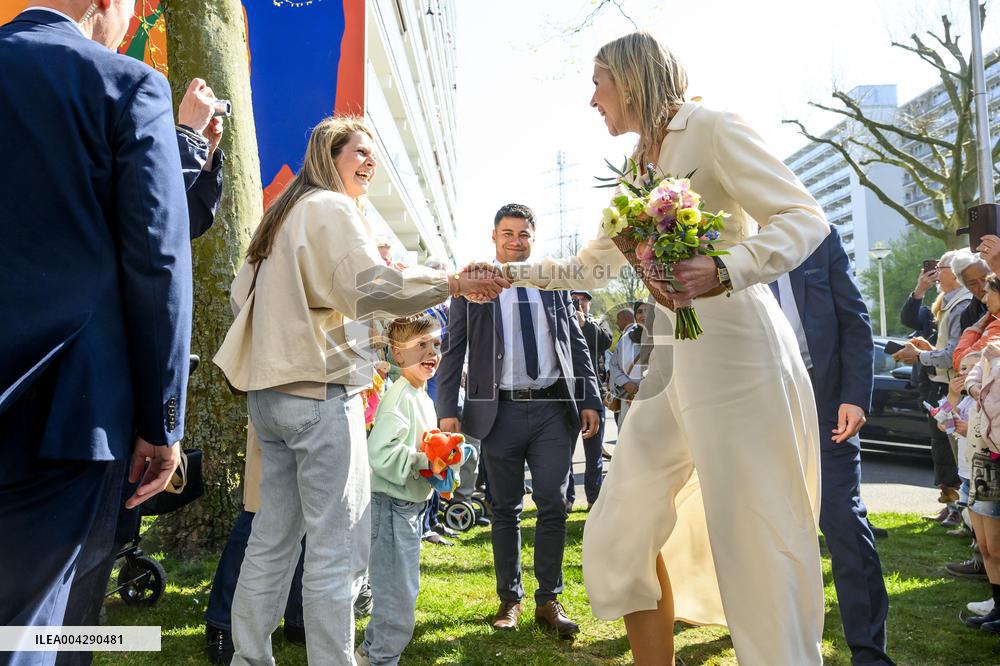Queen Maxima Visits Heerlen - Netherlands