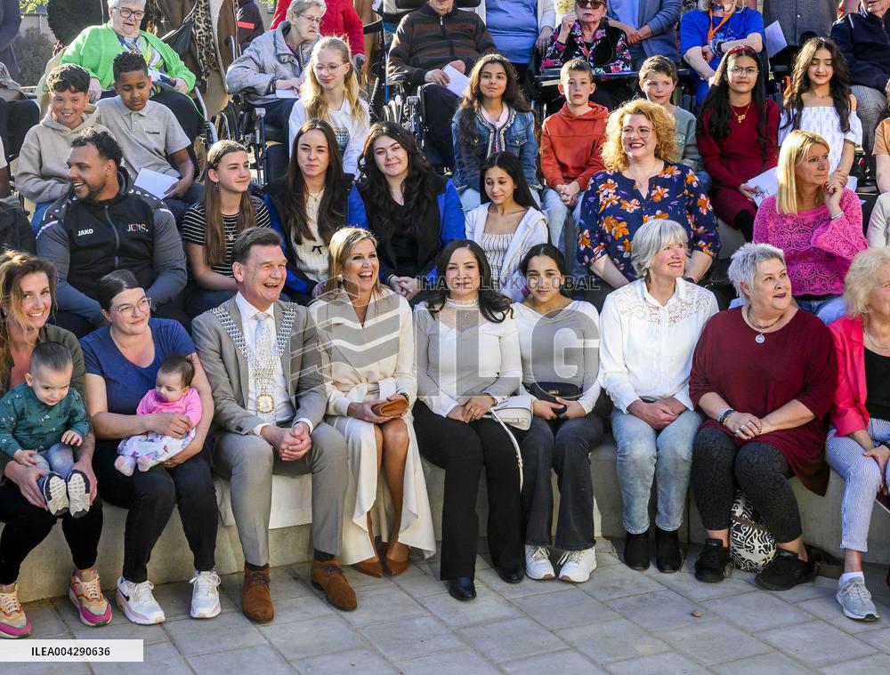 Queen Maxima Visits Heerlen - Netherlands