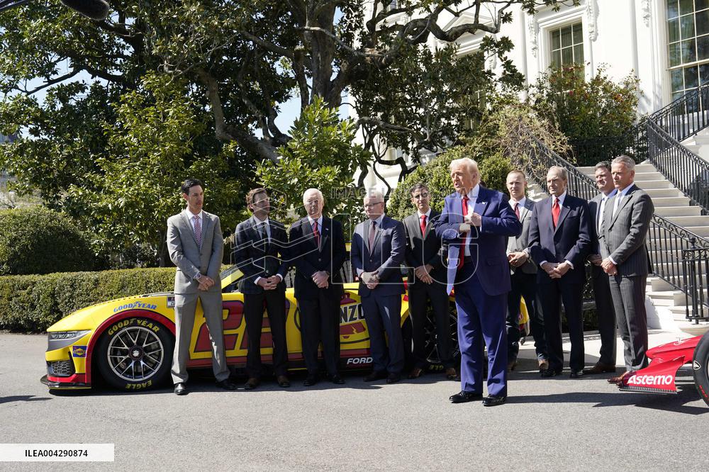 Trump with Racing Champions