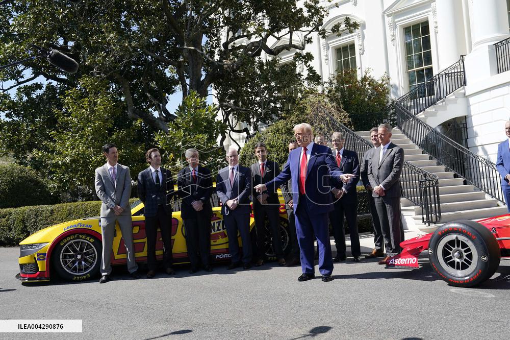 Trump with Racing Champions