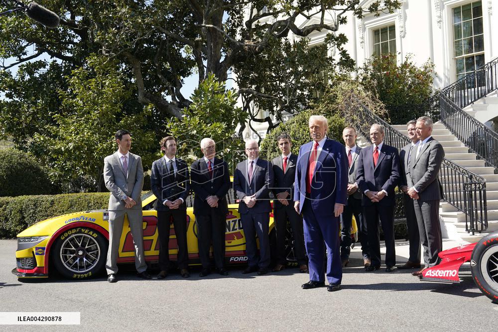 Trump with Racing Champions