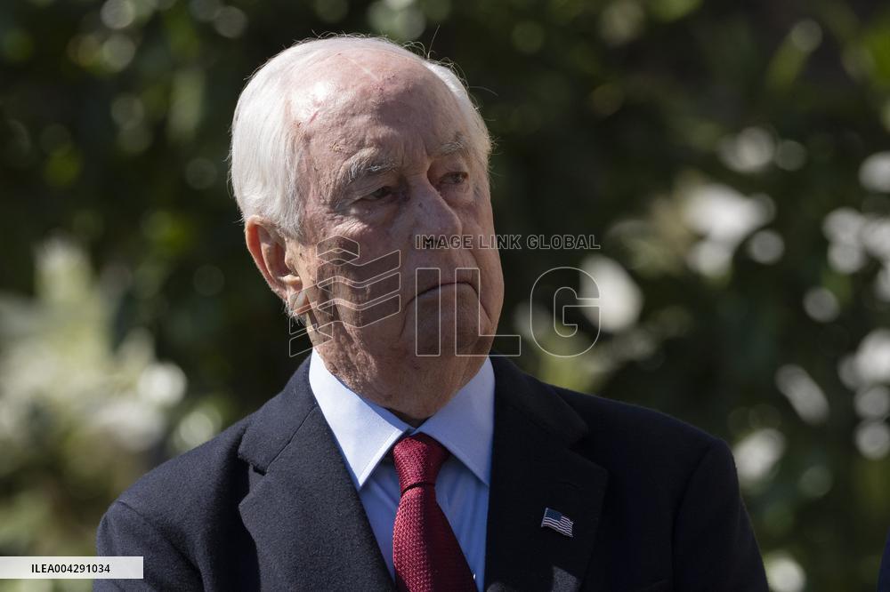 President Donald J Trump participates in a Photo Opportunity with Racing Champions