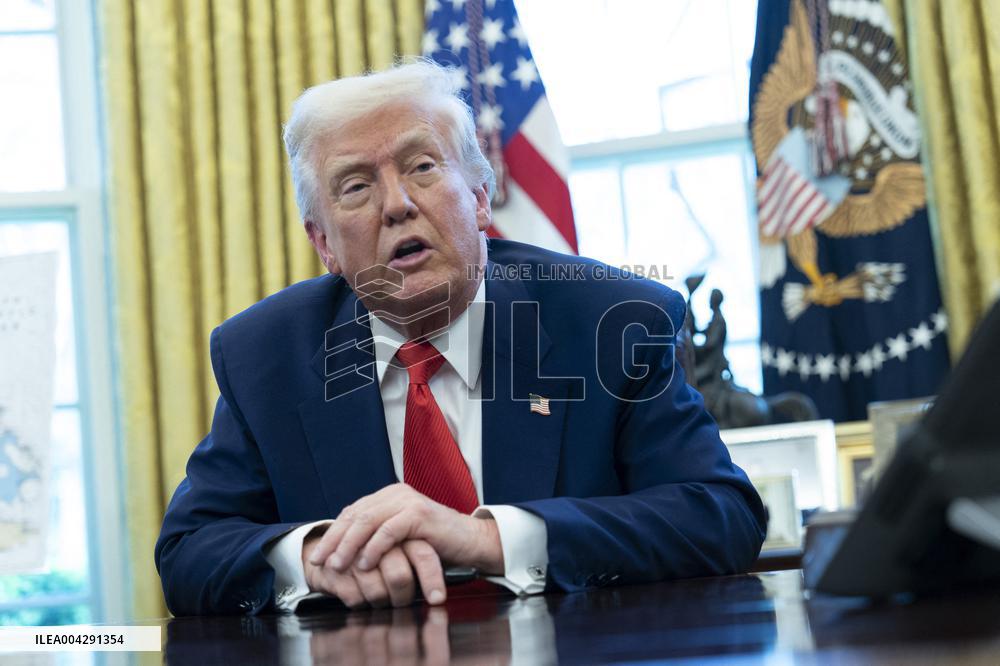 President Donald J Trump signs executive orders proclamations