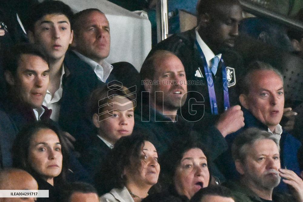 Champions League PSG vs Aston Villa FC - Price William of Wales - FA