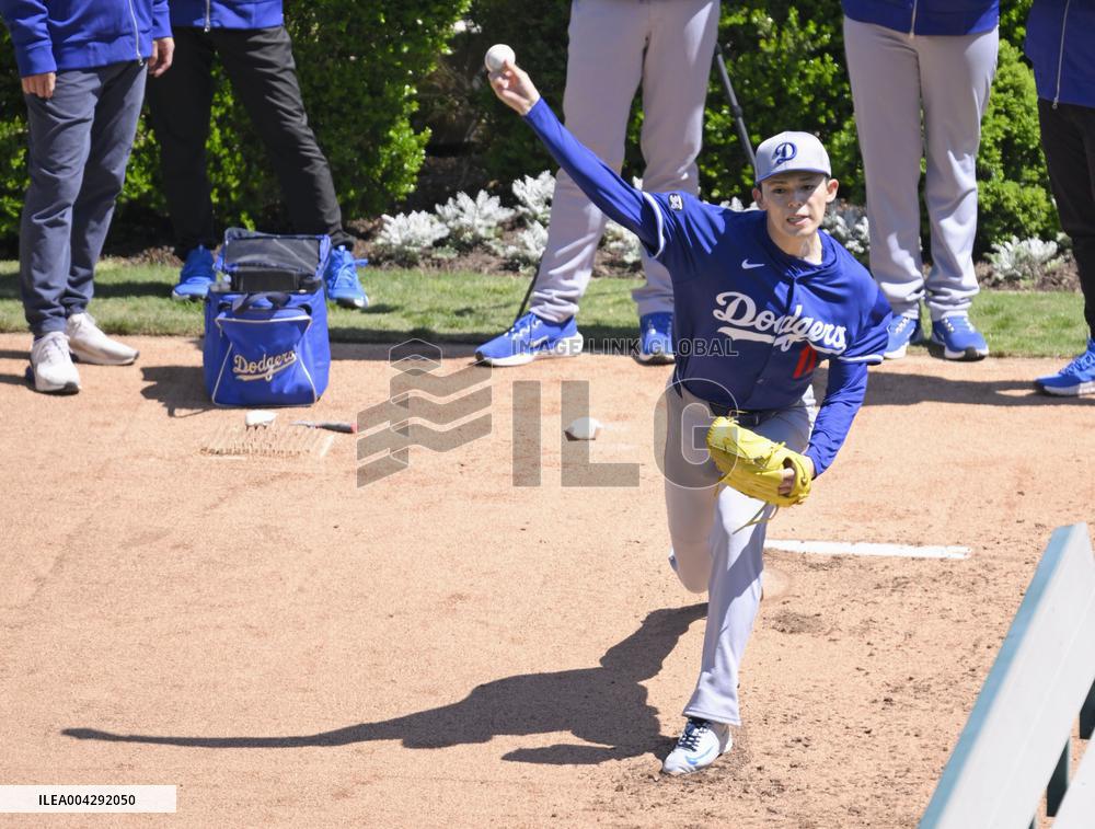 Baseball: Dodgers' Sasaki