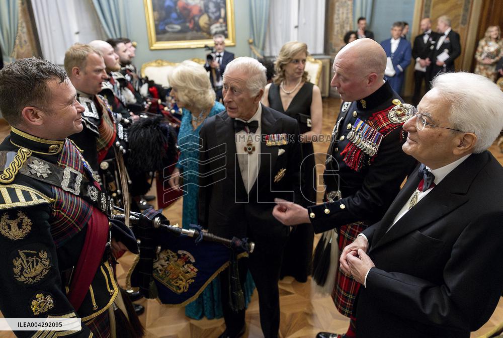 State Banquet for Charles III and Camilla - Rome
