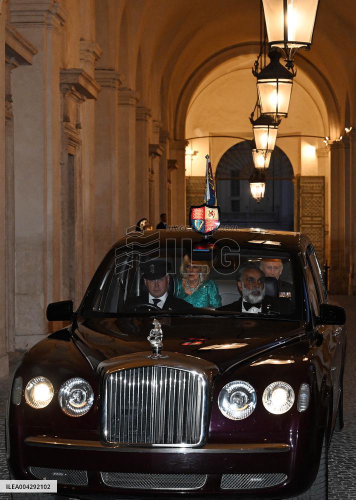 State Banquet For Charles III And Camilla - Rome
