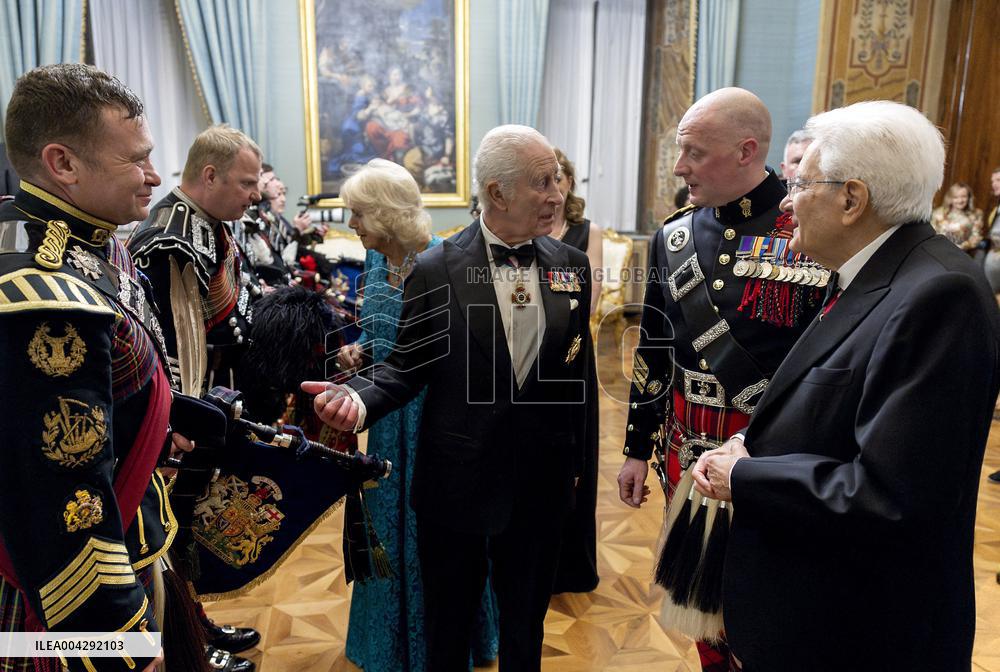State Banquet for Charles III and Camilla - Rome