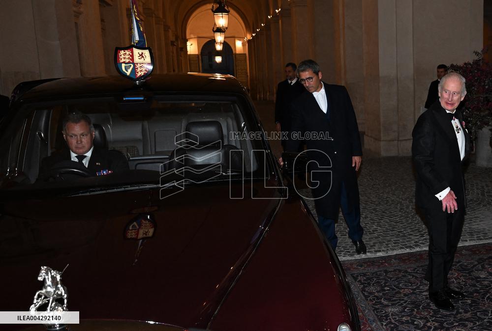 State Banquet For Charles III And Camilla - Rome