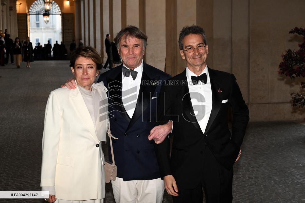 State Banquet For Charles III And Camilla - Rome