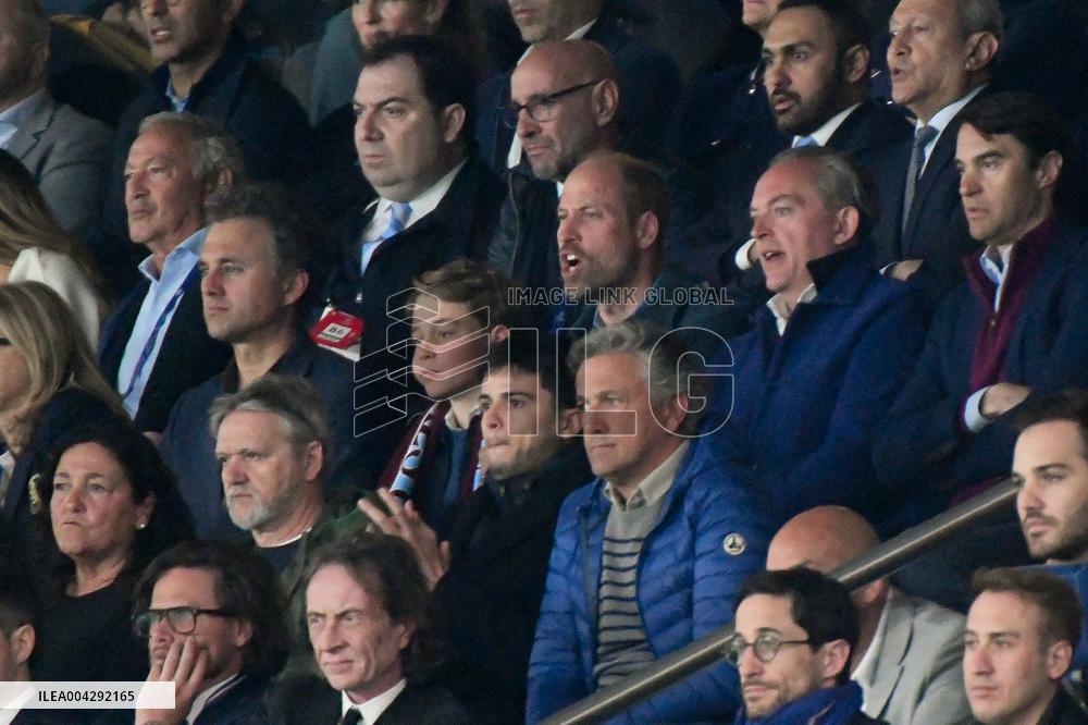 Prince Willam At PSG vs Aston Villa - Paris