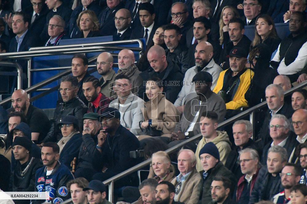 Adriana Lima At PSG vs Aston Villa - Paris