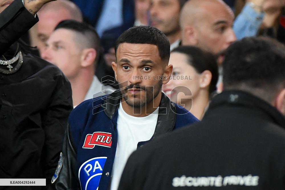 Celebs At PSG vs Aston Villa - Paris