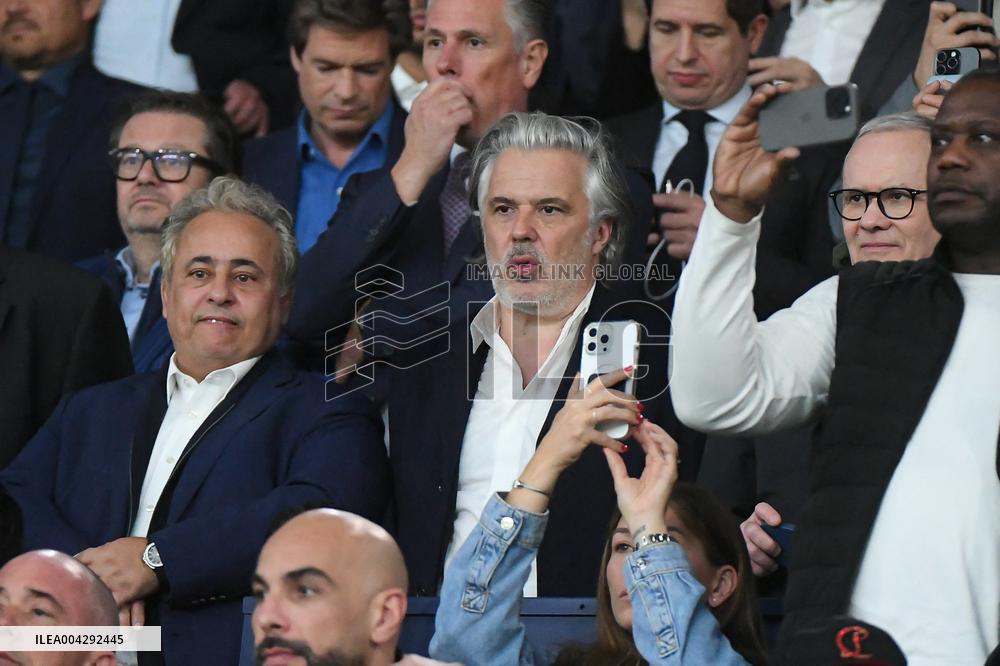 Celebs At PSG vs Aston Villa - Paris
