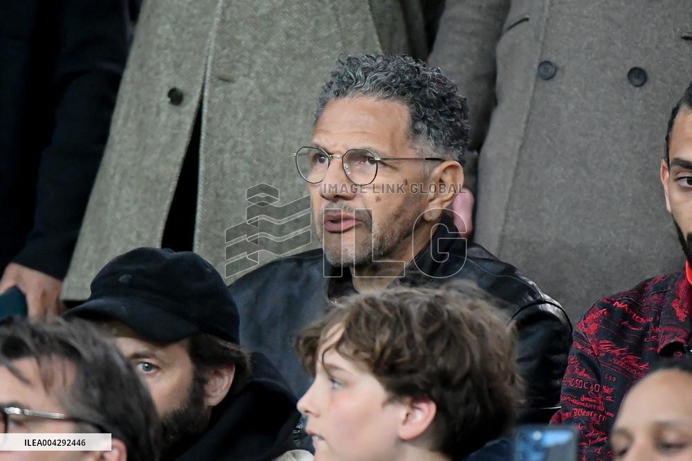 Celebs At PSG vs Aston Villa - Paris