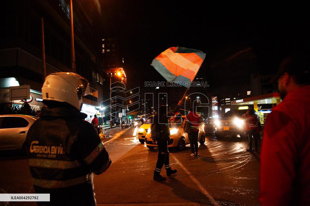 Demonstration against the transfemicide of Sara Millerey a women tourtured and killed in northern Colombia