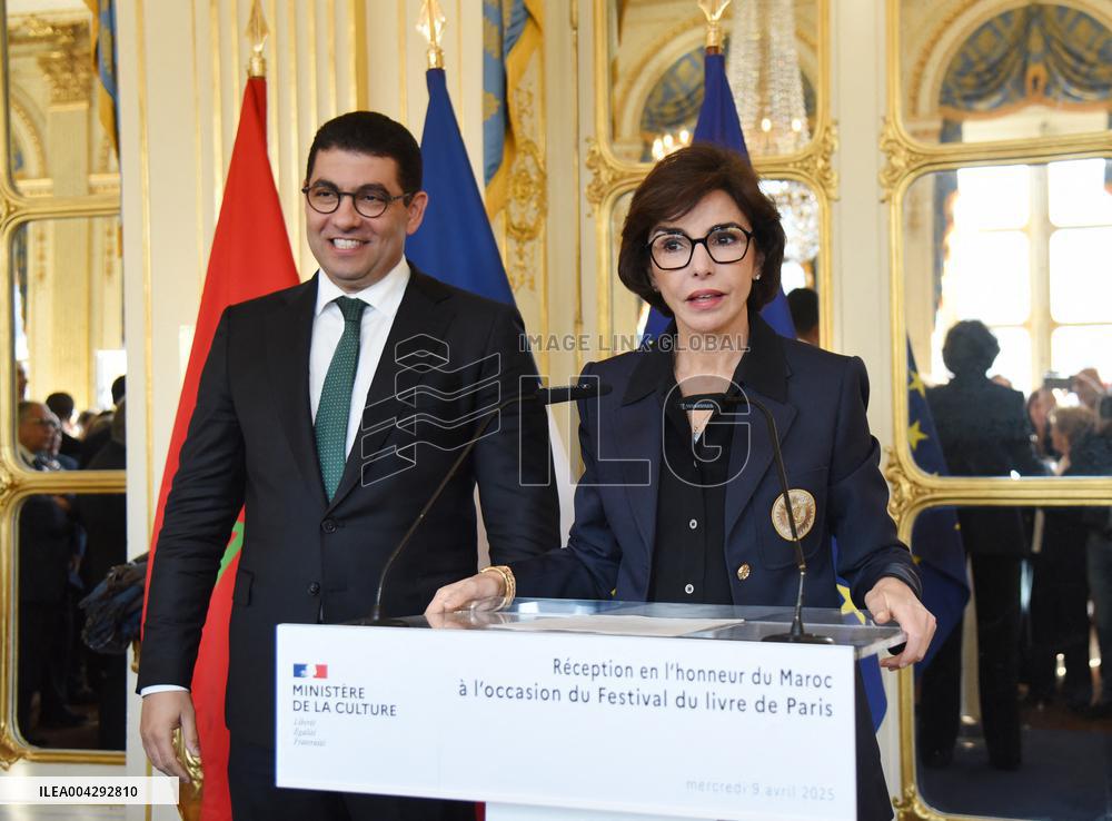 Reception in Honor of Morocco on The Occasion of The Paris Book Festival