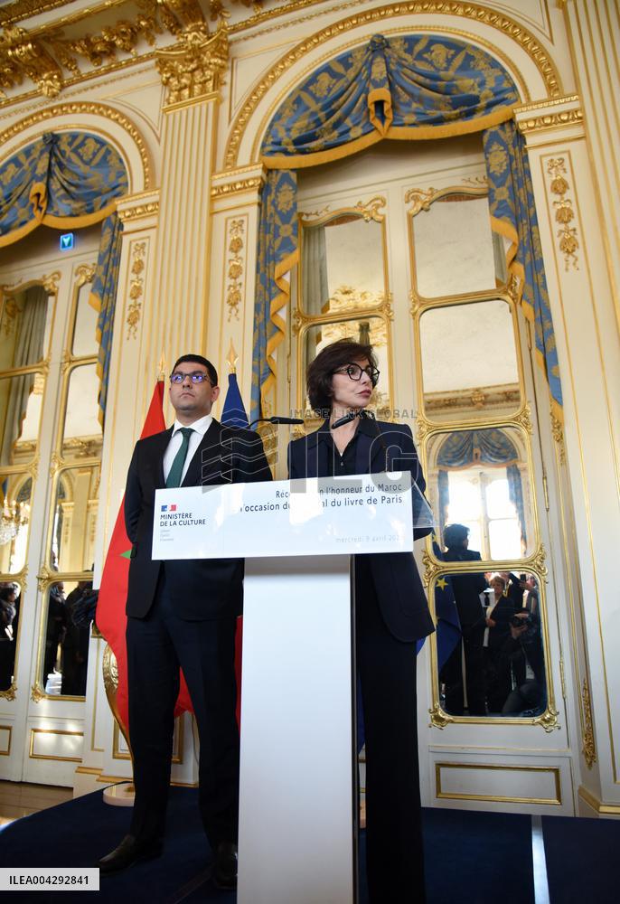 Reception in Honor of Morocco on The Occasion of The Paris Book Festival