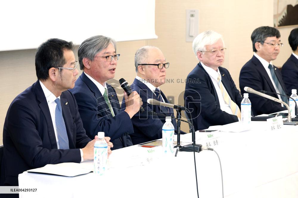 Press conference on the commencement of TOB by Nidec