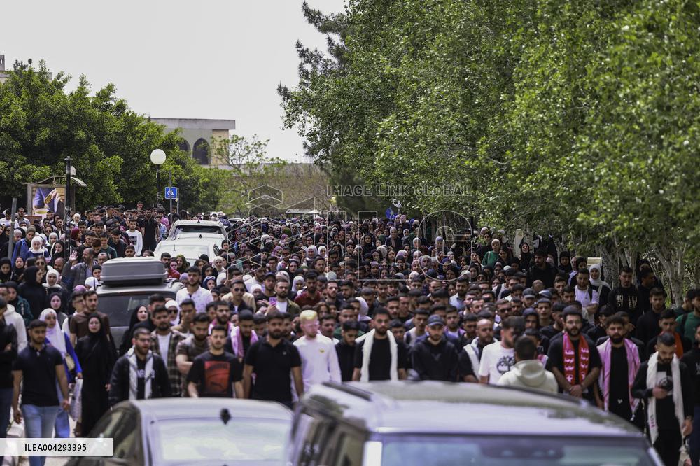 Students Rally for Gaza - Palestine