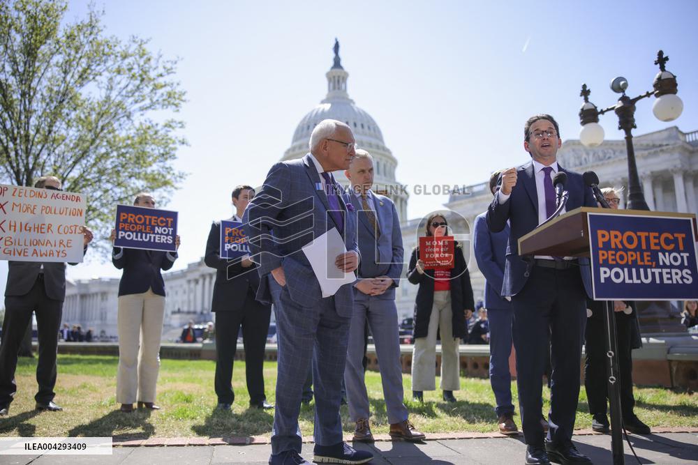 Climate Press Conference at US Capitol - Washington