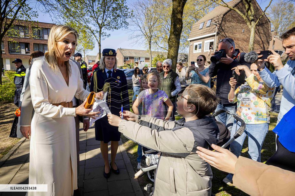 Queen Maxima Visit To The Heerlerbaan District - Heerlen