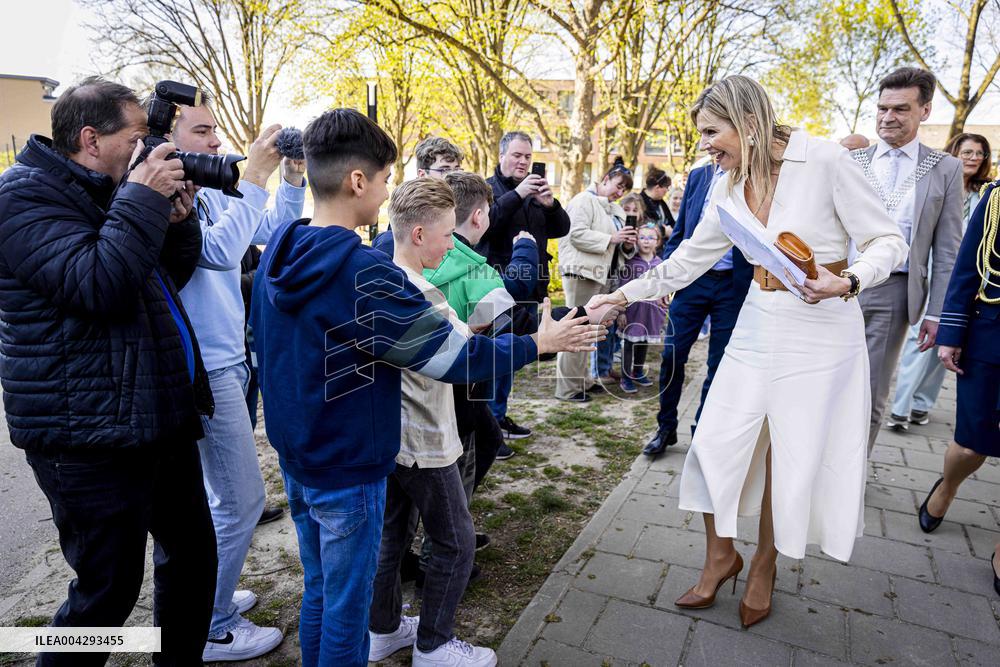 Queen Maxima Visit To The Heerlerbaan District - Heerlen