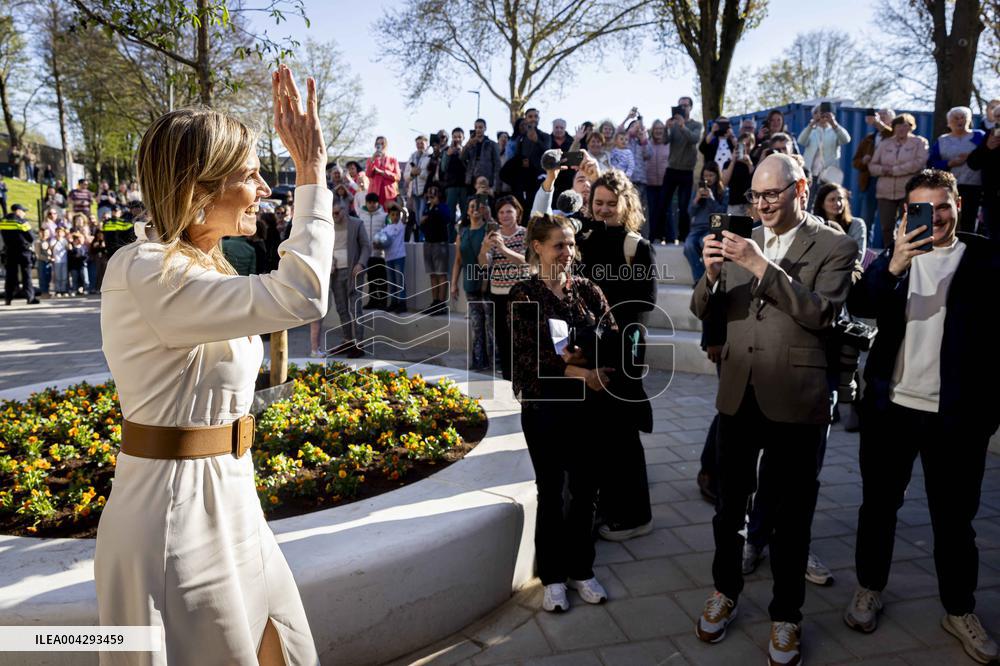 Queen Maxima Visit To The Heerlerbaan District - Heerlen